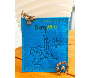 Stickserie - Hiking Wandern Line Art